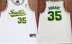 NBA 35 Durant Seattle Supersonics Maillot blanc